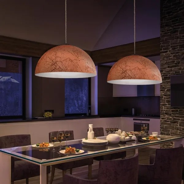 Lustră pe cablu CULT 1xE27/100W/230V d. 50 cm cupru Kolarz A1339.31.Co.VinCu/50