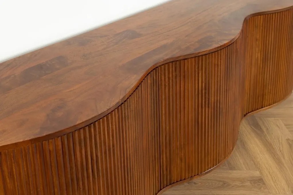 Comoda cu model 3D, Lemn Mango Maro GRANDEUR 180cm