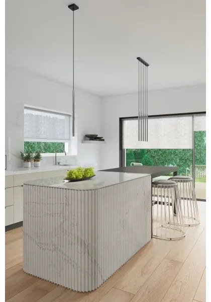 Lustră pe cablu Sollux SL.1199 PASTELO 1xG9/8W/230V crom