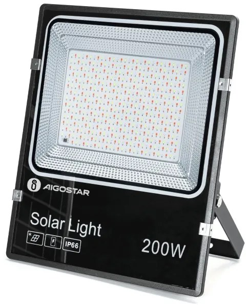 Proiector LED RGB solar dimabil Aigostar LED/200W/3,2V IP66 + telecomandă