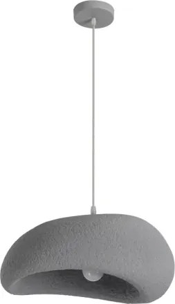 BRILAGI - Lustră suspendată pe cablu WABI SABI 1xE27/60W/230V Ø 40 cm gri