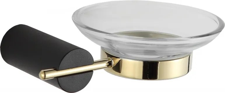 Mexen Aron săpunieră, negru/auriu - 7088139-57
