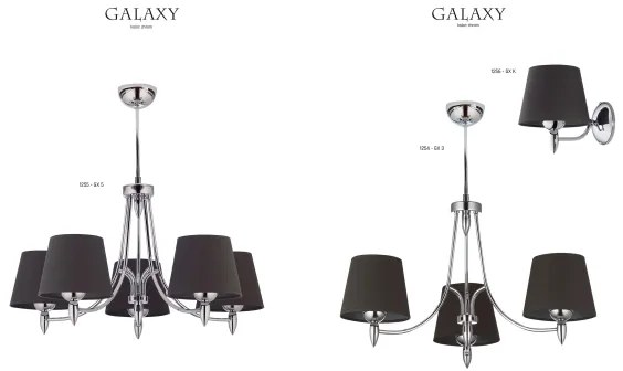 GALAXY GX K - Corp de iluminat perete 1xE27/60W/230V