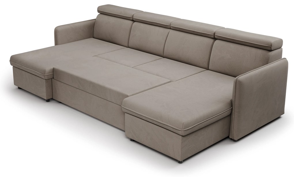 Colţar Barcelia U extensibil - țesătură de acoperire Asti 03