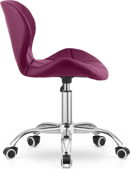 OFERTA Scaun de birou visiniu AVOLA din piele ecologica Clasa a II-a