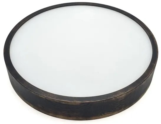 Brilagi - Candelabru LED suspendat CARVALHO SMOKEY, 3xE27/60W/230V, stejar, Ø 47,5 cm