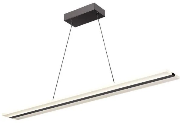 Lustră LED dimabilă pe cablu LED/40W/230V 3000-6500K crom + telecomandă
