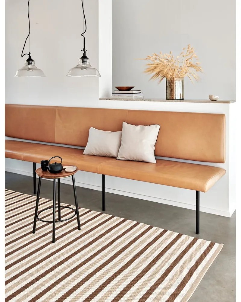 Covor tip traversă pentru interior și exterior bej 70x240 cm Teo Brown – Pappelina