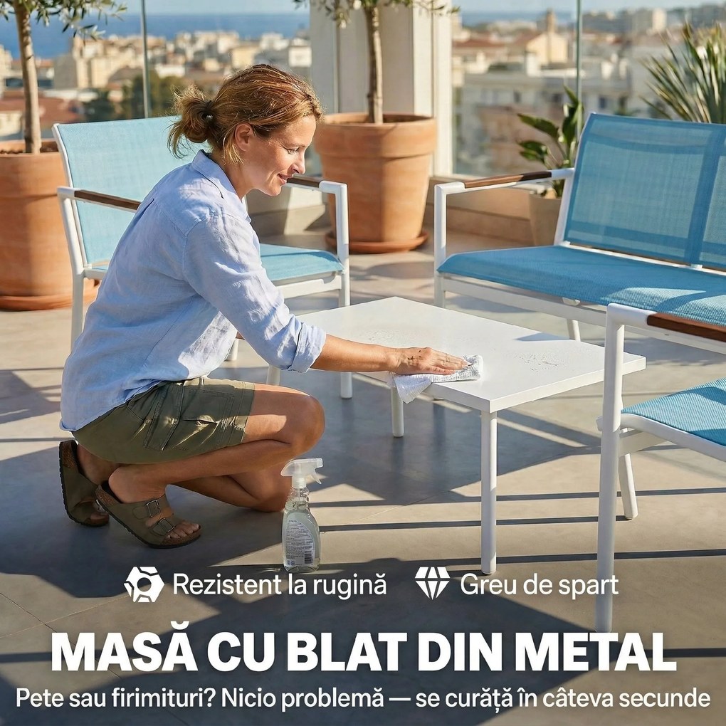 Outsunny canapele terasă relax metal | Aosom Romania