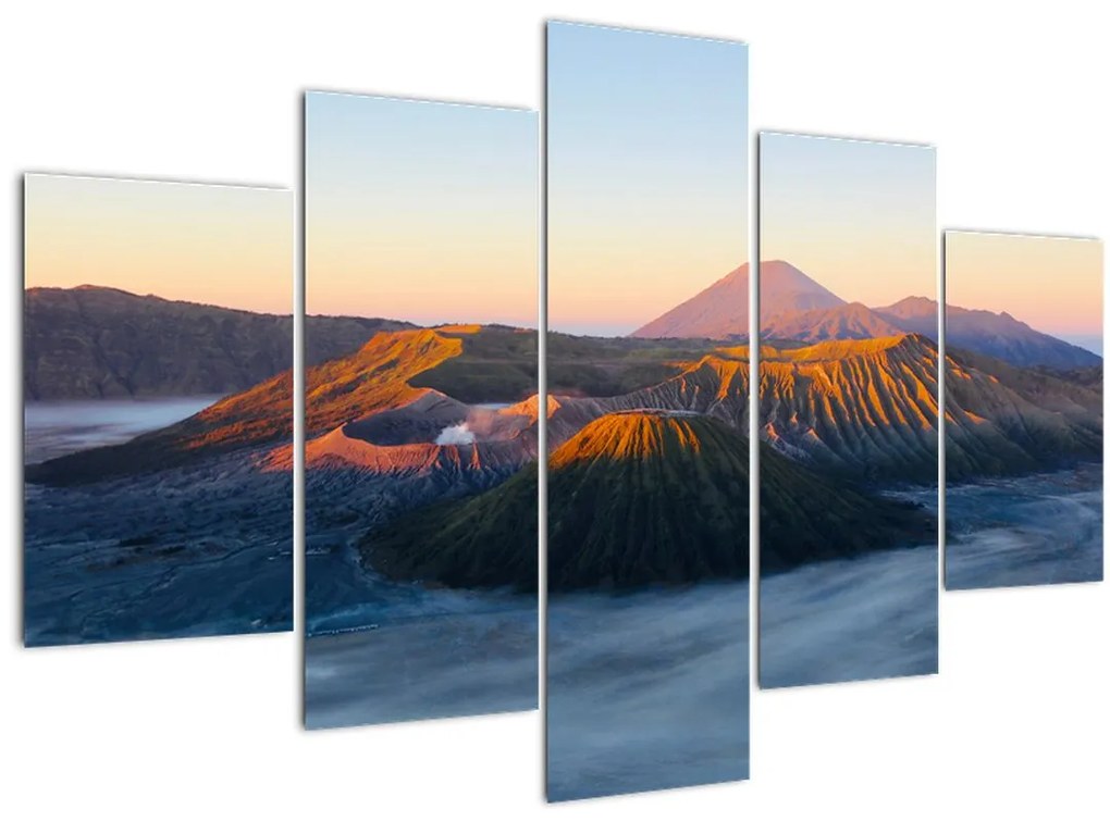 Tablou cu muntele Bromo în Indonesia (150x105 cm)