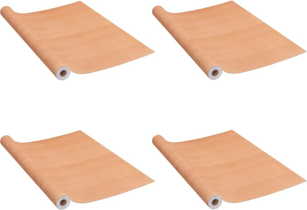 vidaXL Folii mobilier autoadezive 2 buc. stejar japonez, 500x90 cm PVC