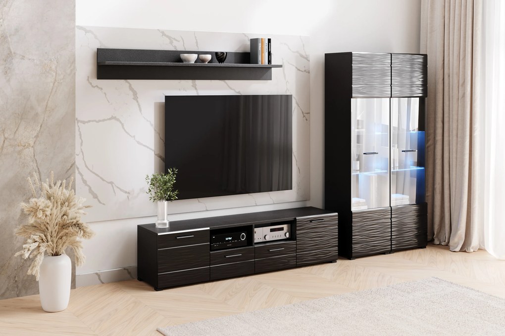 Set mobilier living Factor 1 - negru