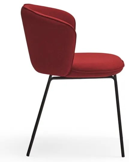 Set de scaune de sufragerie roșu 2 buc. tapițat Add – Teulat