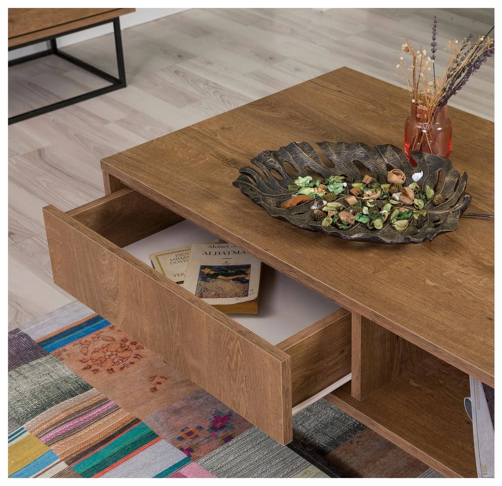 Mobilier living Lexuna 21 (Nuc + Negru). 1089268