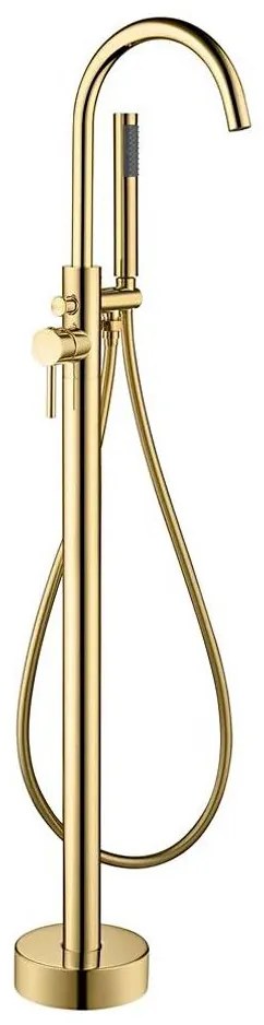 Set cu baterie pentru cadă autoportantă BATH DELUXE 28-114-01-64-00 116 cm alamă