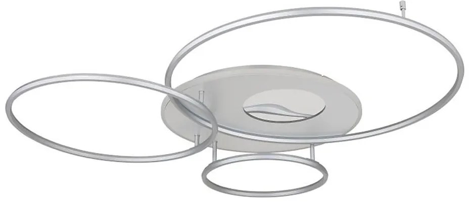 Globo 48466-70A - Plafonieră LED dimmabilă INVERTINA LED/70W/230V argintie + telecomandă