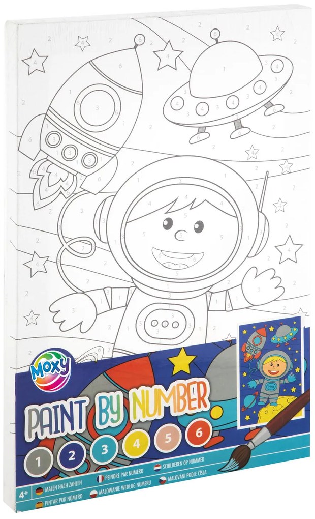 TABLOU PICTURA PE NUMERE - ASTRONAUT - GRAFIX (150065-3)