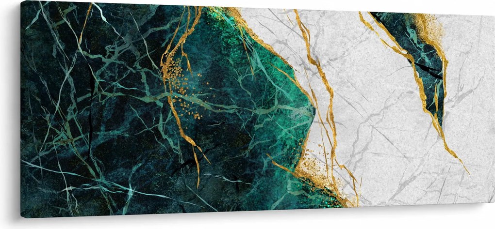 Tablou - Marmură turcoaz (120x50 cm)