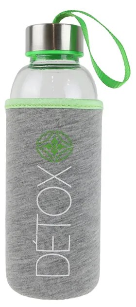 Sticla 35 cl cu husa neopren CMP Detox verde