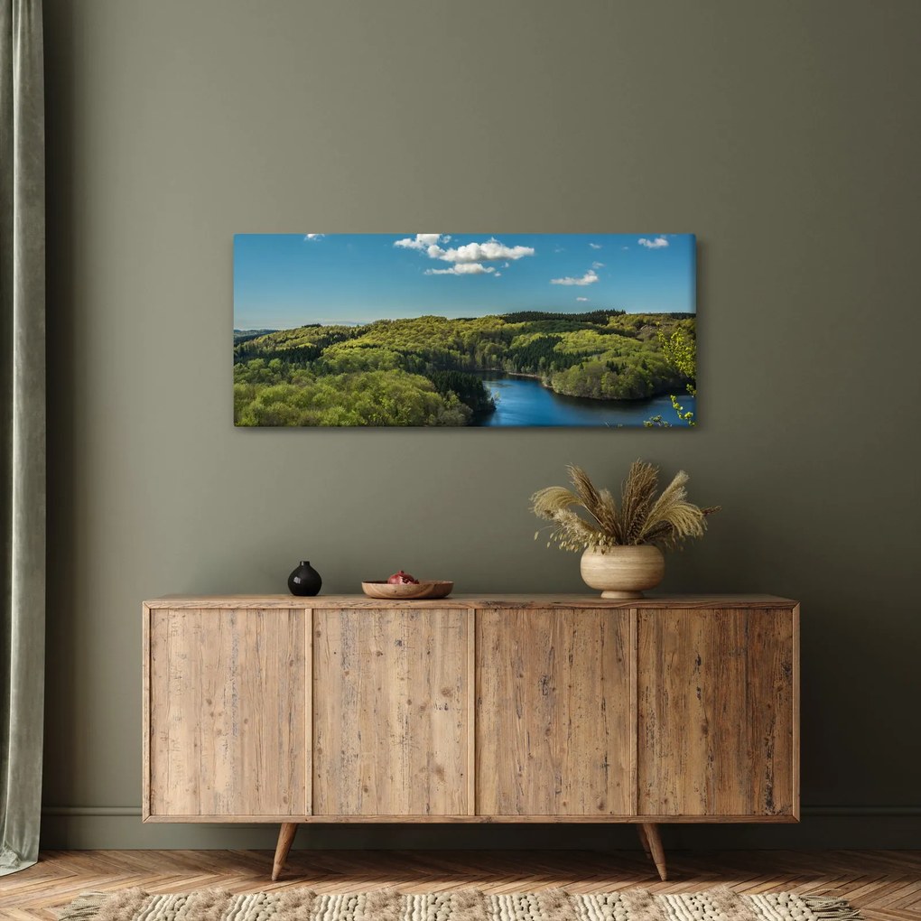 Tablou - Lac montan (120x50 cm)