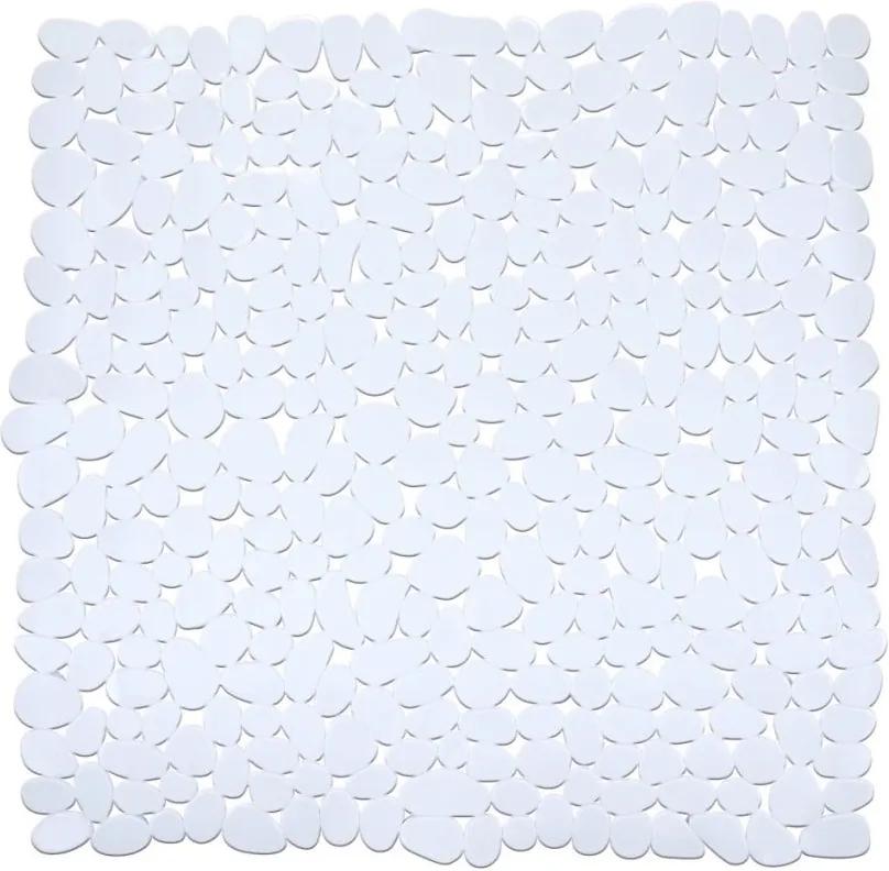 Covor baie anti-alunecare Wenko Drop, 54 x 54 cm, alb