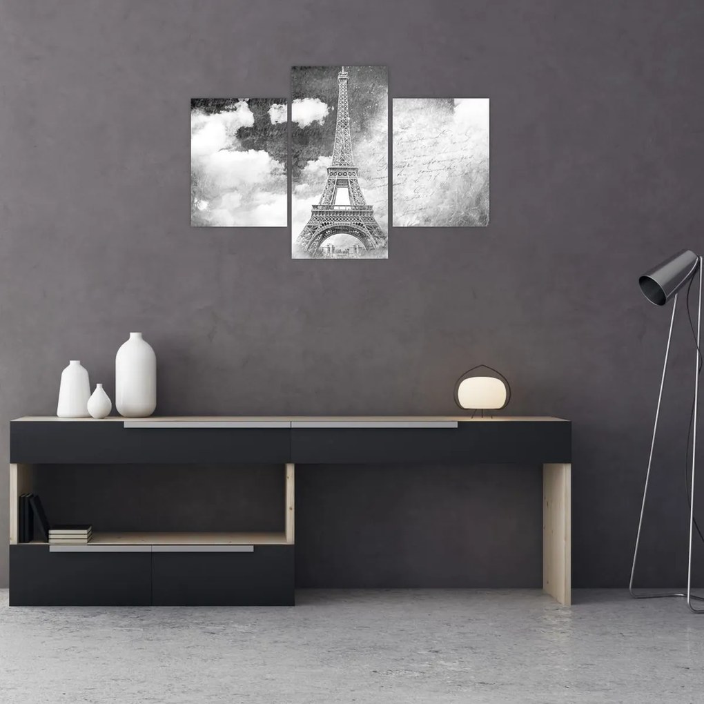 Tablou - Carte poștală de epocă a orașului N⁰3 (90x60 cm)