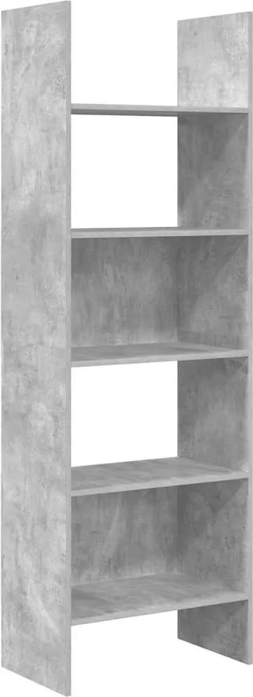 vidaXL Bibliotecă, gri beton, 60x35x180 cm, lemn prelucrat