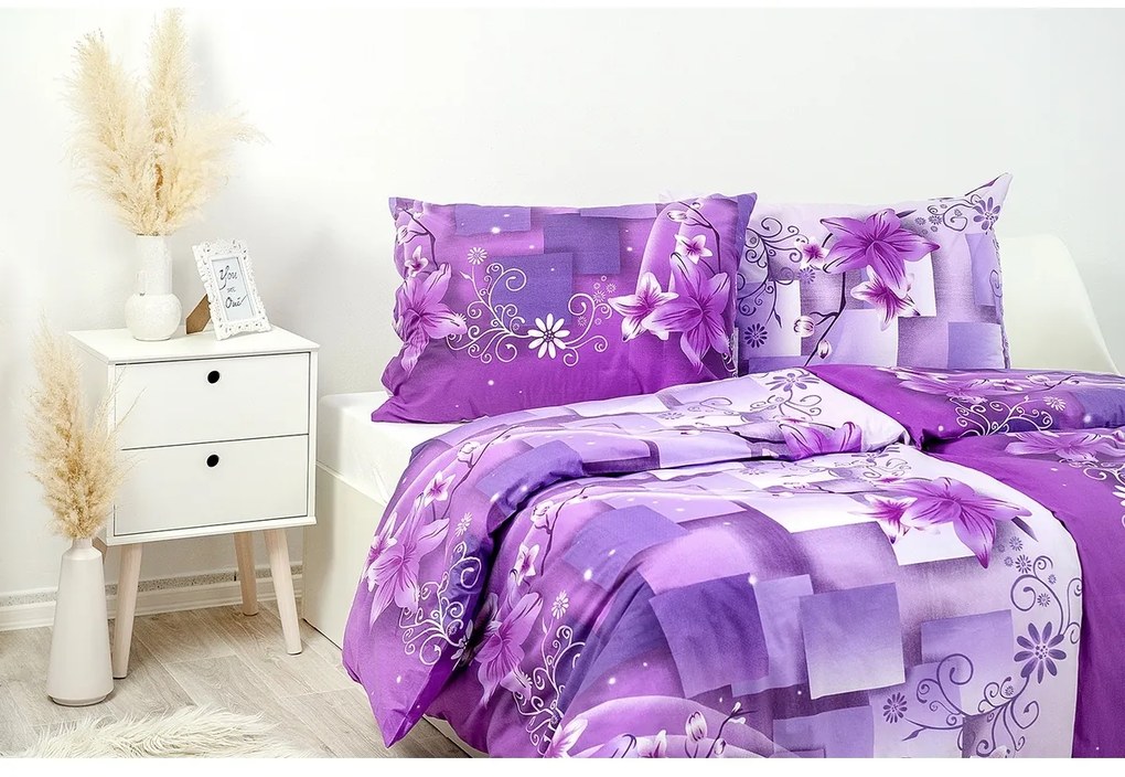 Stanex Lenjerie de pat din bumbac Elis, 140 x 220 cm, 70 x 90 cm