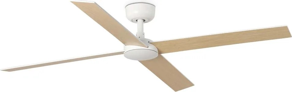 Ventilator tavan cu telecomanda RUDDER 4 L alb/frasin
