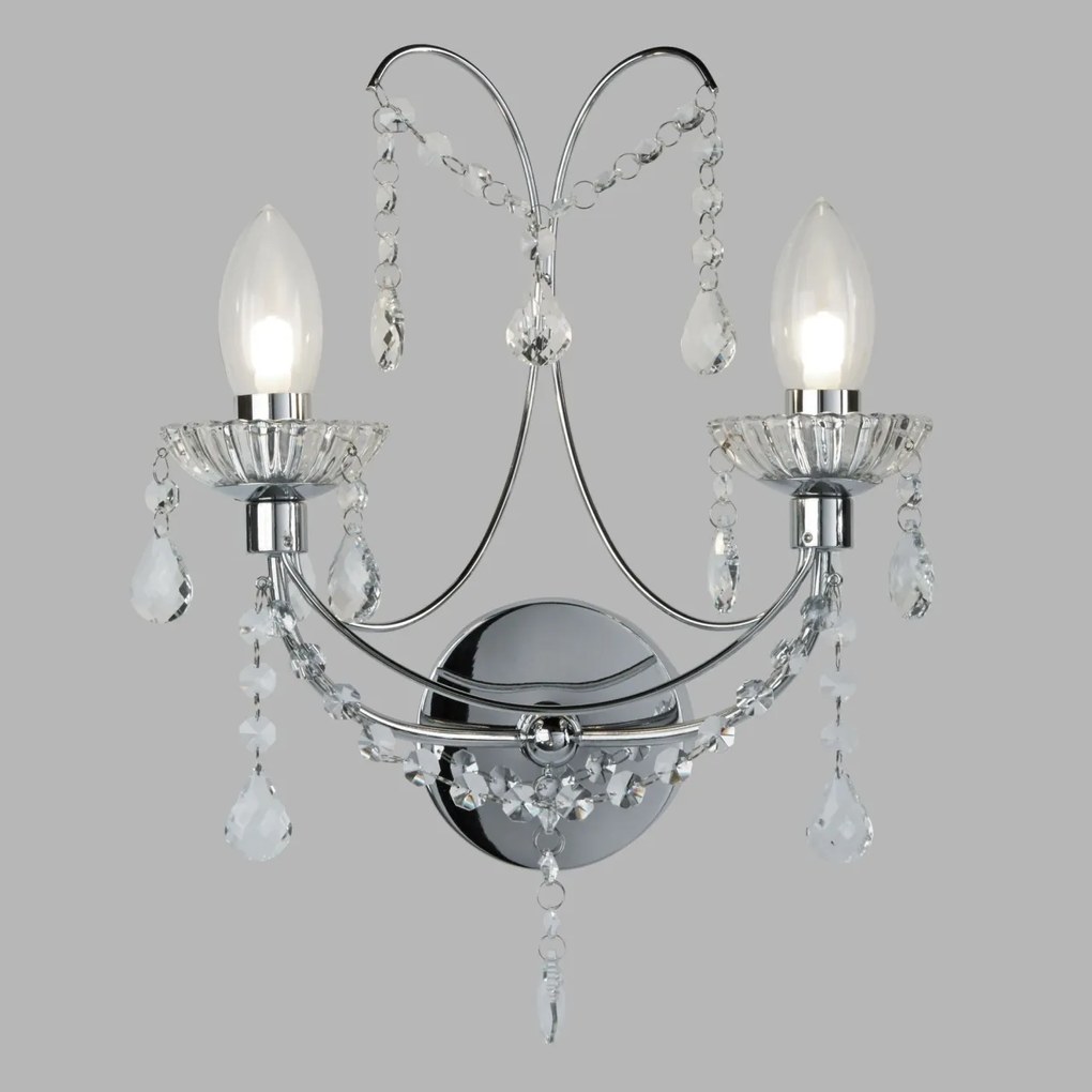 Aplica de perete eleganta pentru baie IP44 Autumn 9037-2CC SRT