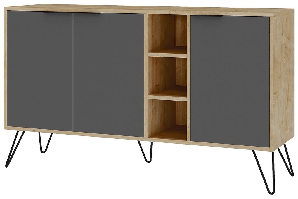 Dulap Chiara (stejar + antracit). 1067303