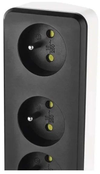 Prelungitor inteligent cu întrerupător GoSmart 4Z + 1xUSB-A + 1xUSB-C 2 m Wi-Fi Tuya