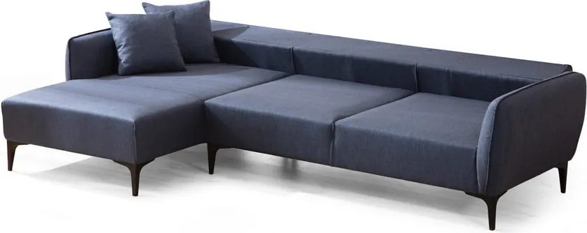 Colțar albastru Belissimo, colțul din stânga – Balcab Home