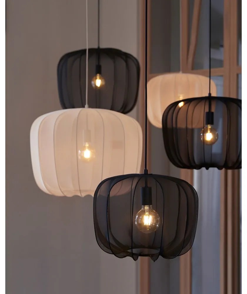 Lustră neagră ø 50 cm Plumeria – Light &amp; Living