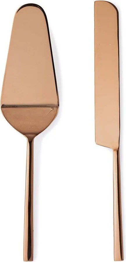 Set pentru servirea tortului 2 buc. din oțel inoxidabil Hestia – Bizzotto