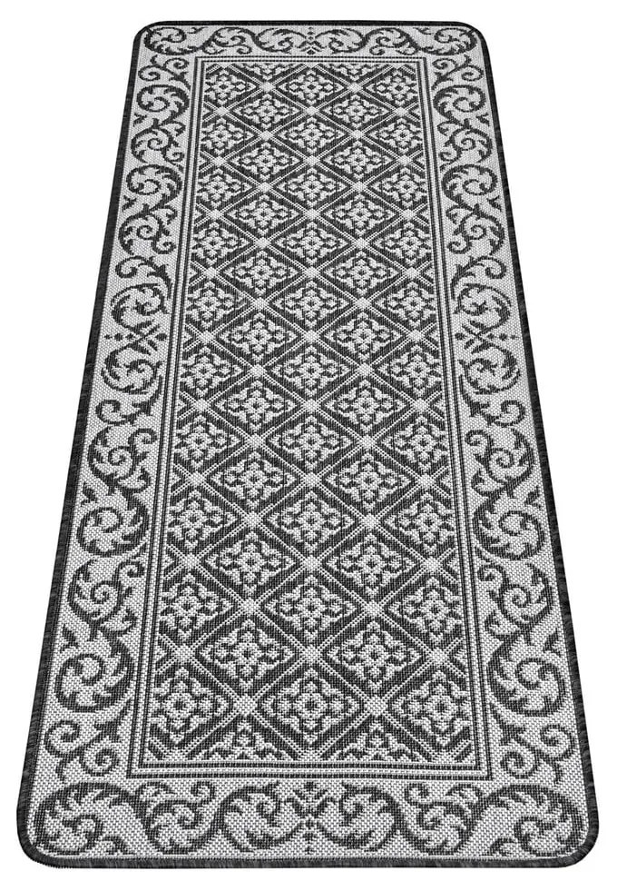 Covor de bucătărie Hanse Home Weave Romb, 70x180 cm, gri