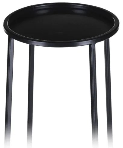 Suport pentru flori LOFT 70x24 cm negru