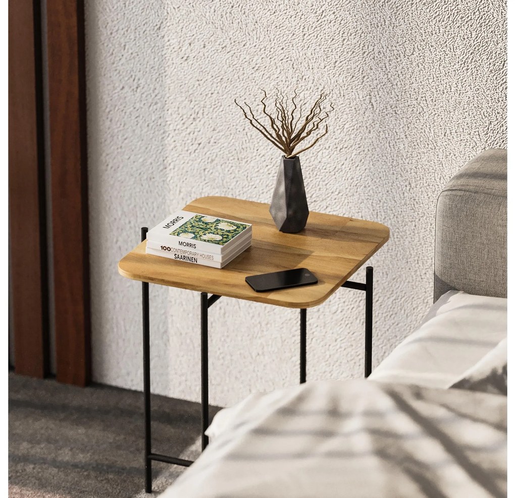 Măsuță de cafea Museli 3 (negru + natural) . 1093187