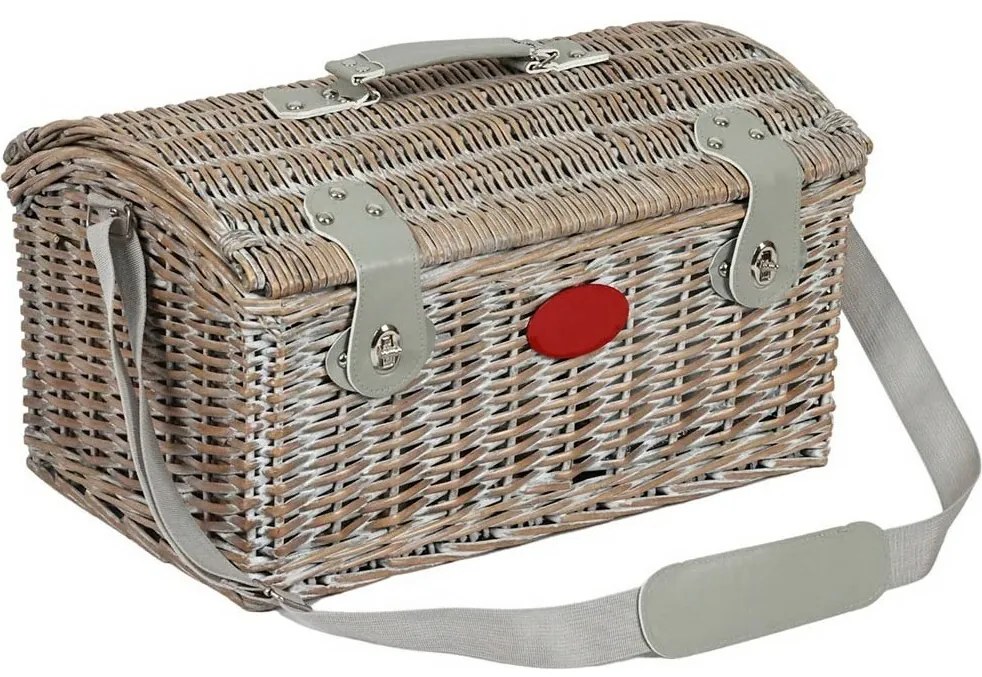 Coș picnic pentru 4 persoane Brown, 46 x 31x 21 cm