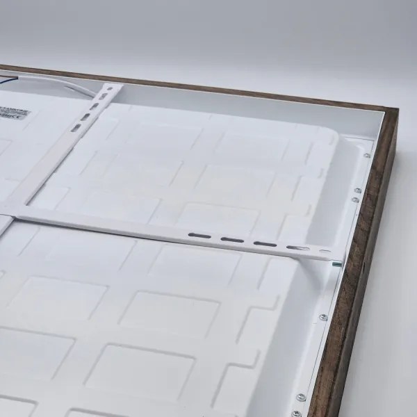 Brilagi-LED Corp de iluminat pentru baie WOODY FRAME LED/50W/230V 60x60 cm IP44, finisaj stejar-nuc