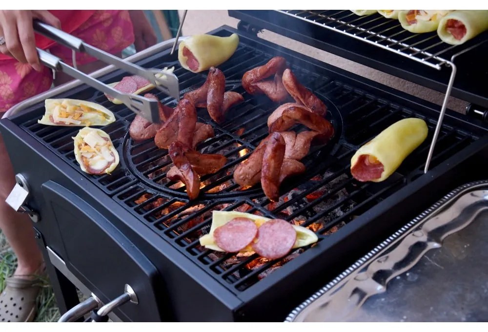 Grătar pe cărbuni cu grill din fontă Cattara Royal