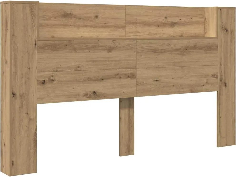 vidaXL Heaboard Stejar Artizanal 180 x 16,5 x 103,5 cm Lemn compozit