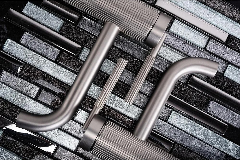 Baterie lavoar inalta Rea Argon crom periat