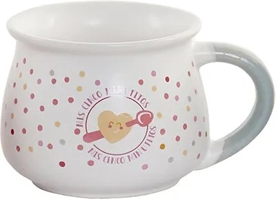 Cana White din ceramica 7 cm