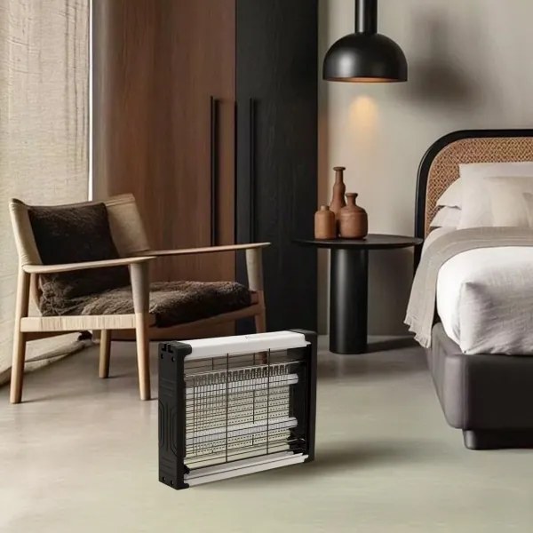 Brilagi - Capcană electrică LED UV pentru insecte, 2 x LED, 5 W, 230 V, acoperire 70 m²