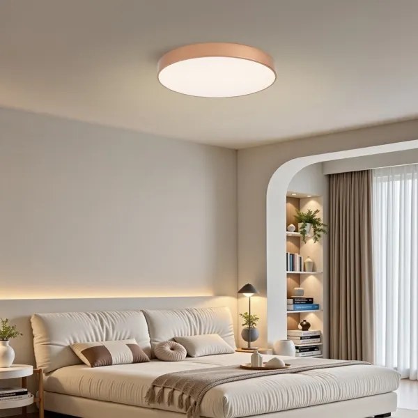 Brilagi - Lampă de tavan LED reglabilă POOL, 60 W / 230 V, Ø 60 cm, bronz, cu telecomandă