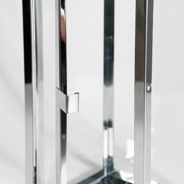 Lanternă decorativă 63 cm, crom lucios