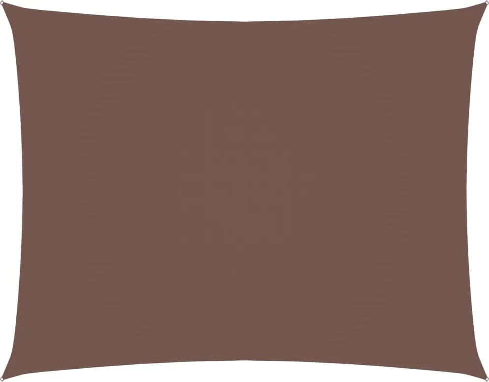 vidaXL Parasolar, maro, 2x3 m, țesătură oxford, dreptunghiular