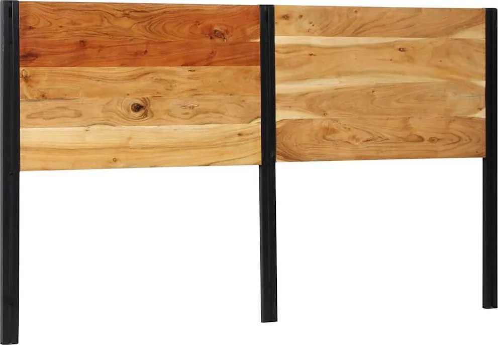 vidaXL Tăblie 180 cm lemn masiv de salcâm și fier