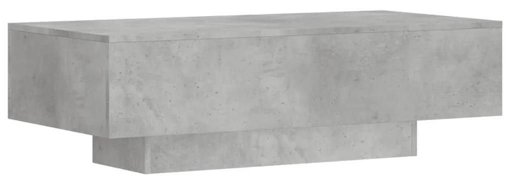 833891 vidaXL Măsuță de cafea, gri beton, 100x49,5x31 cm, lemn prelucrat